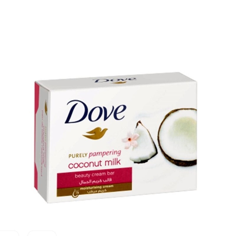 صابون کرمی داو Dove حاوی عصاره شیر نارگیل 100 گرمی

