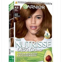 کیت رنگ موی گارنیر NUTRISSE شماره 4.3 رنگ قهوه ای طلایی

