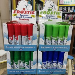 اسپری خوشبو کننده دهان فروستی frostie عمده بسته 25 عددی