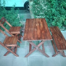 میز و صندلی و نیمکت(انواع رنگ) بسیار محکم و با کیفیت تماما چوب روس