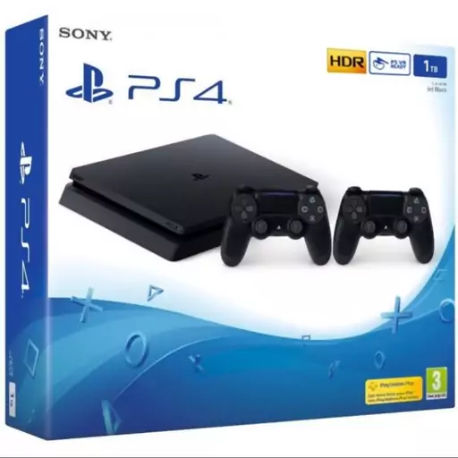 Ps4 Slim کنسول پلی استیشن اسلیم 1 ترابایت (دو دسته )