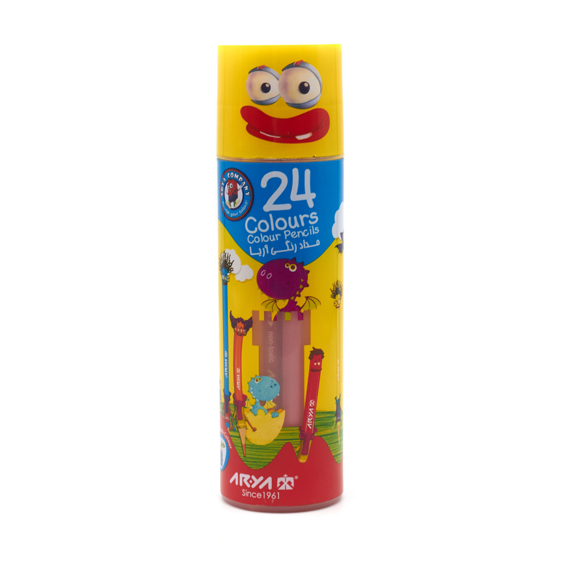 مداد رنگی 24 رنگ آریا مدل A01