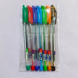خودکار رنگی کیان بسته 7 تایی