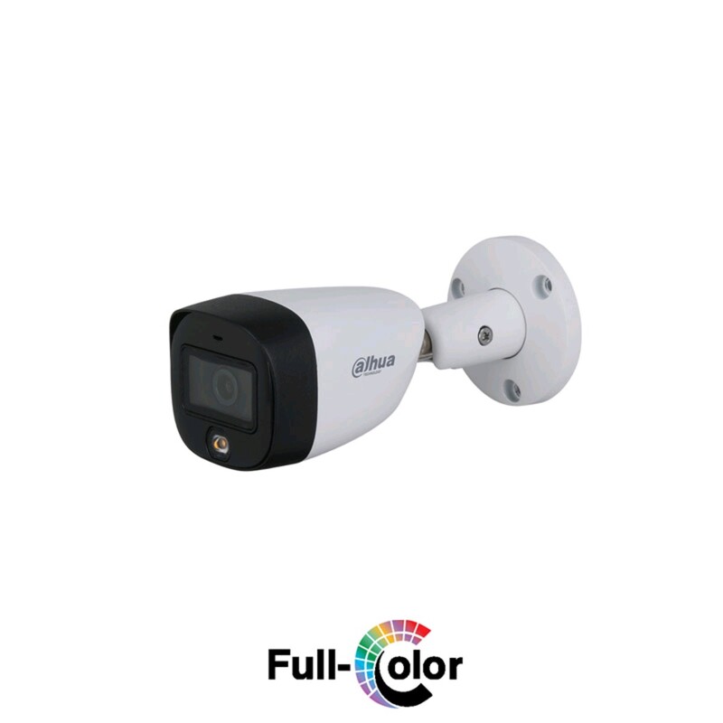 دوربین دیواری 2 مگاپیکسل تمام فلزی دید در شب رنگی داهوا HFW1209CMP-LED