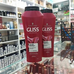 شامپو گلیس GLISS قرمز  مناسب موهای رنگ شده حجم 500میل