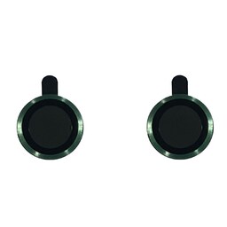 محافظ لنز دوربین رینگی مناسب برای گوشی موبایل اپل Iphone 13-13 Mini رنگ سبز تیره