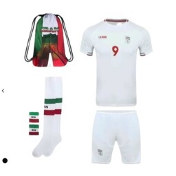 ست شش تکه لباس ورزشی تیم ملی ایران با کوله پشتی