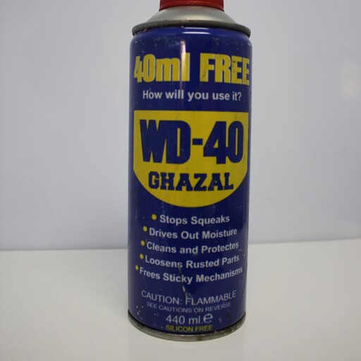 اسپری روان کننده و زنگ بر WD 40غزل(40میل رایگان)