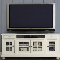 میز تلویزیون ویترینی با رنگ سفید با قابلیت تغییر رنگ و ابعاد و ارسال به سراسر کشور به صورت پس کرایه 