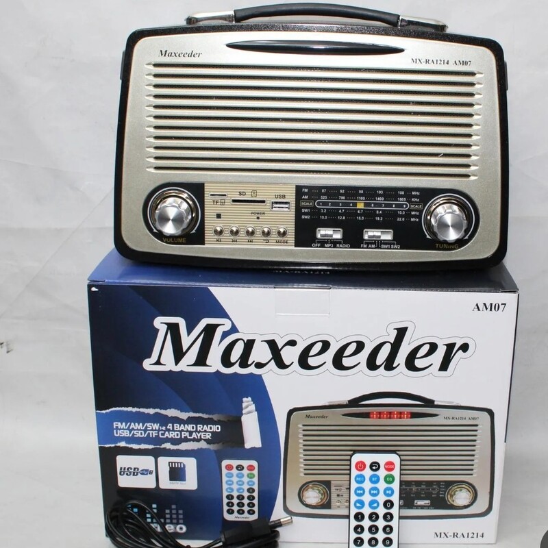 رادیو مکسیدر  بزرگ مدل AM07 ، دارای پورتUSB،AUX،SD،TF 