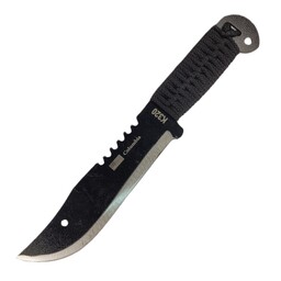 چاقوی شکاری طبیعت گردی همراه با غلاف از برند کلمبیا مدل k320 رنگ مشکی