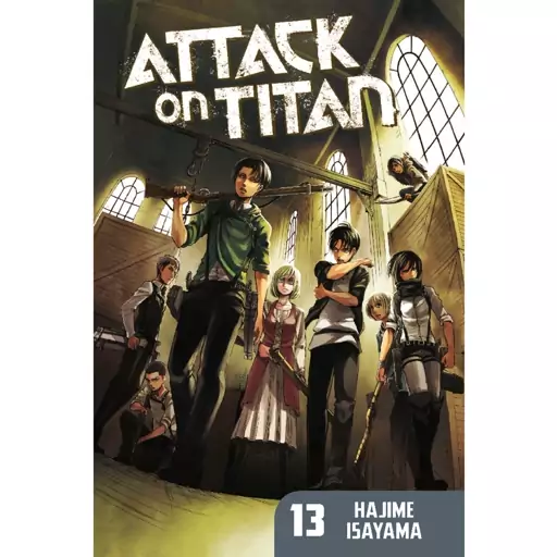 مانگا نبرد با تایتانها  13   attack on titan