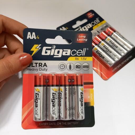 باتری قلمی GigaCell-AA مدل Ultra Heavy Duty بسته 4 عددی

