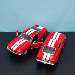 ماشین فلزی  شلبی جی تی GT500 مدل 1967 کینسمارت Kinsmart کینزمارت 1967 Shelby GT500 رنگ قرمز


