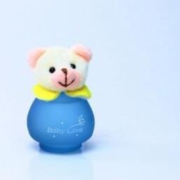 عطر و ادکلن کودک (بچگانه عروسکی) طرح خرس بیبی لاو  رنگ آبی حجم 50 میلی لیتر