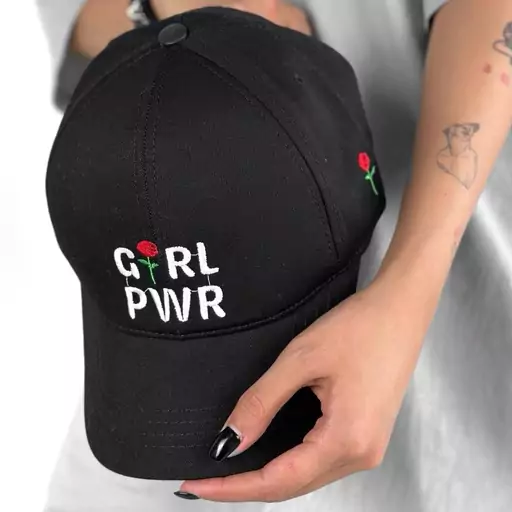 کلاه کپ Grl Pwr مشکی فری سایز
