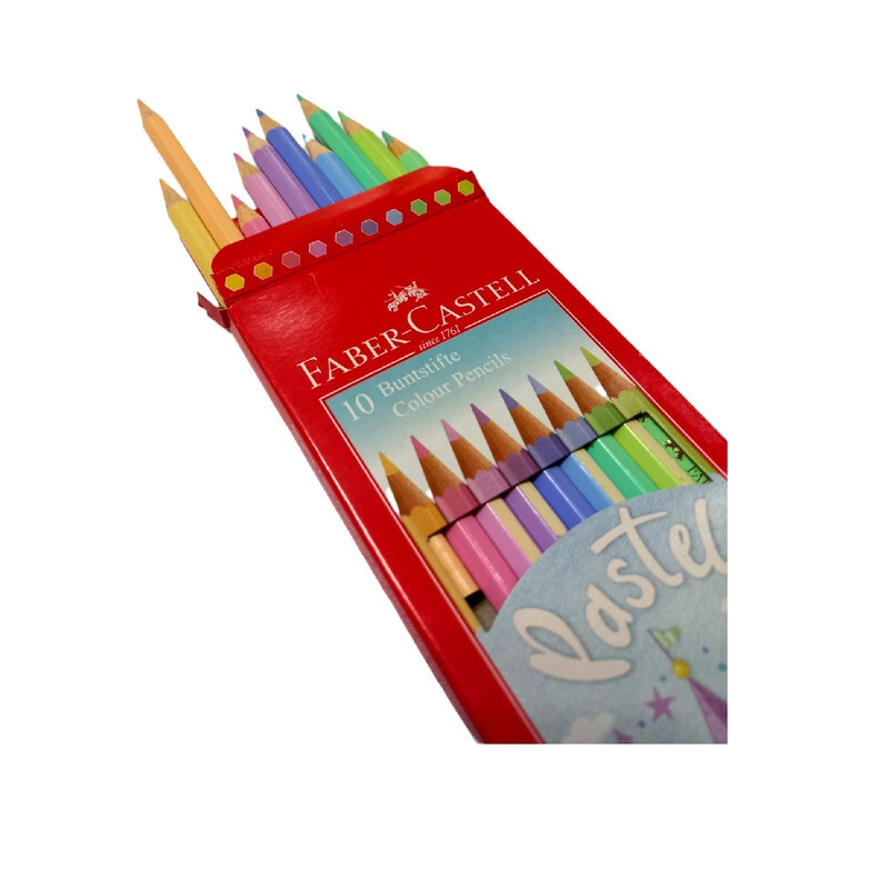 مداد رنگی 10 رنگ فابر کاستل مدل 111211