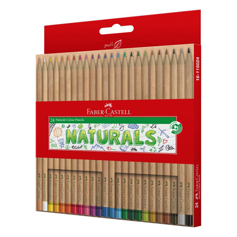 مداد رنگی 24 رنگ فابر کاستل مدل NATURALS کد 115024