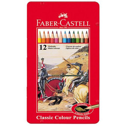 مداد رنگی فابر کاستل 12 رنگ مدل 4005401158448