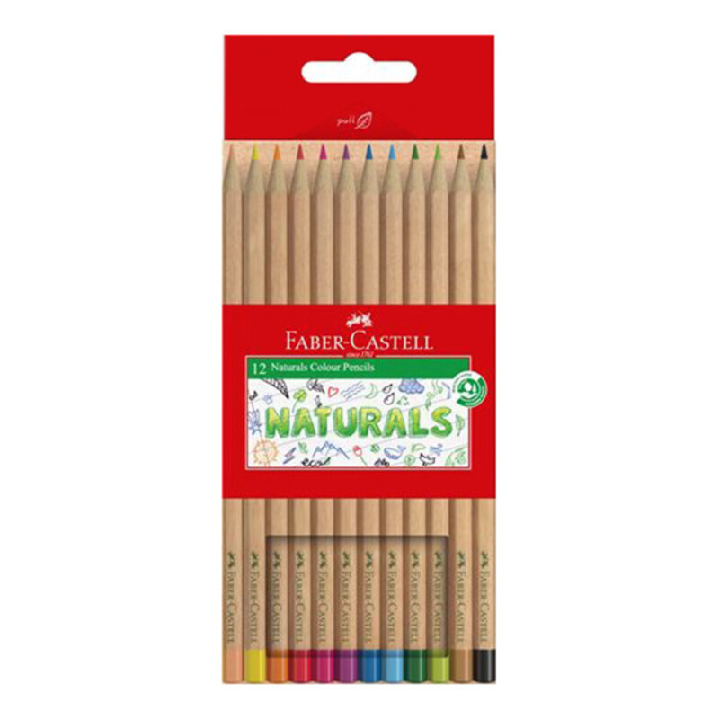 مداد رنگی 12 رنگ فابر کاستل مدل NATURALS کد 115012