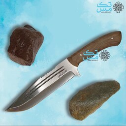 چاقوی کمپینگ بدون باربند سفارشی احمدی با غلاف 043