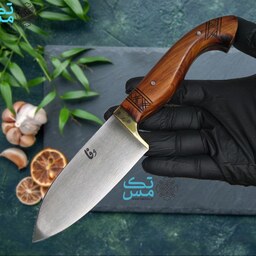 چاقوی سفارشی آشپزخانه پوست کنی مدل قمی استاد وفا 026