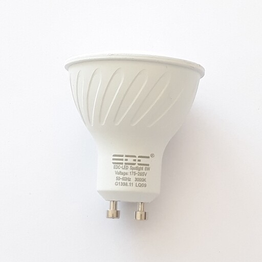 لامپ هالوژن پایه استارتی 8 وات طلق دار بدون سوکت آفتابی ای دی سی