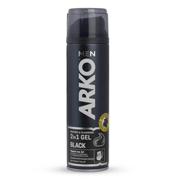 ژل اصلاح آرکو 2 در 1 مدل Black حجم 200 میل