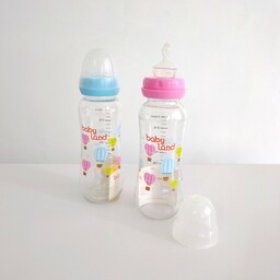 شیشه شیر نوزادی بی بی لند  240 میلی لیتر شیشه شیر کودک شیشه شیر نوزاد