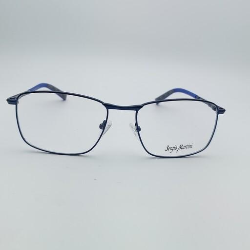 فریم عینک طبی مردانه فلزی سرجیو مارتینی درجه یک رنگ سرمه ای ارسال رایگان