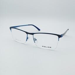 فریم عینک طبی مردانه فلزی رنگ آبی ارسال رایگان