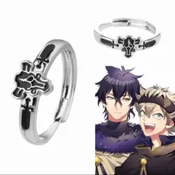 انگشتر آستا از انیمه بلک کلاور شبدر سیاه Black clover  anime ring