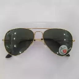 عینک ریبن مدل خلبانی شیشه پلاریزه کد RayBan 3025 کپی درجه1، بدون جلد