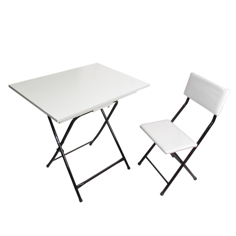 میز تحریر و صندلی میزیمو مدل تاشو کد 9201