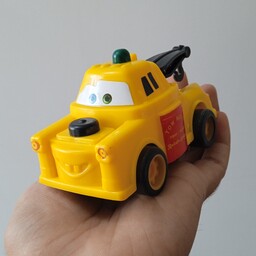 ماشین قدرتی یدک کش اسباب بازی  کوچک عقب کش اسباب بازی ماشین ارزان رنگ قهوه ای و زرد