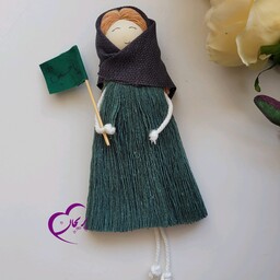 گیفت مکرومه عروسکی محرم دستساز پریجان 