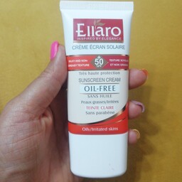 کرم ضد آفتاب رنگی الارو اس پس اف 50 oil free 