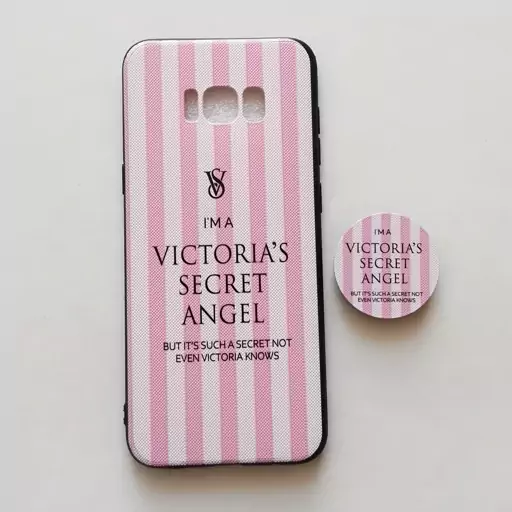 قاب طرحدار  VICTORIA SECRET پاپ سوکت دار گوشی سامسونگ S8 plus 