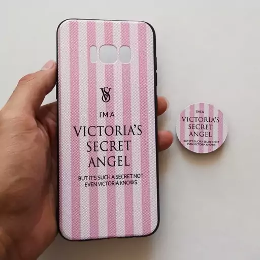 قاب طرحدار  VICTORIA SECRET پاپ سوکت دار گوشی سامسونگ S8 plus 