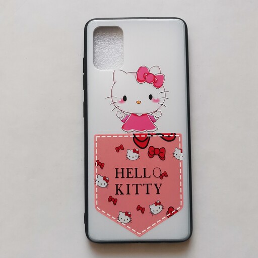 قاب طرحدار  براق HELLO KITTY گوشی سامسونگ A51