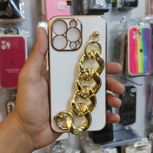 گارد مای کیس به همراه زنجیر کارتیر مناسب برای آیفون Iphone 13 و iPhone 13 و iphone 13