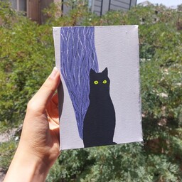 تابلو گربه سیاه