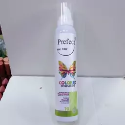 موس مو رنگی فانتزی پرفکت زیتونی متالیک 10Prefect Colored Hair Mousse 10-Metalic Olive 150ml