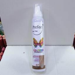 موس مو رنگی فانتزی پرفکت رنگ مسی 07Prefect Colored Hair Mousse 07-Copper 150ml