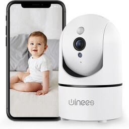 دوربین مداربسته امنیتی هوشمند داخل خانه Winees مدل WP01004 با کیفیت فیلم برداری1080p و اتصال بی سیم
