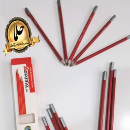 مداد قرمز ادمیرال بسته 12  تایی باکیفیت مقرون به صرفه فروش به صورت تکی و عمده
