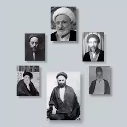 پک قاب عکس سید علی قاضی و شاگردانش ـ  شاسی6 عددی 