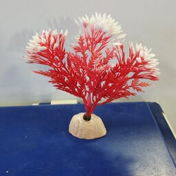 گیاه مصنوعی شویدی 3 برگ قرمز