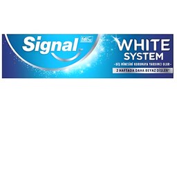 خمیر دندان سفید کننده سیگنال Signal مدل White System حجم 75 میل