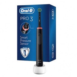 مسواک برقی اورال بی Oral-B مدل Pro 3 Black Edition به همراه سری Sensitive Clean